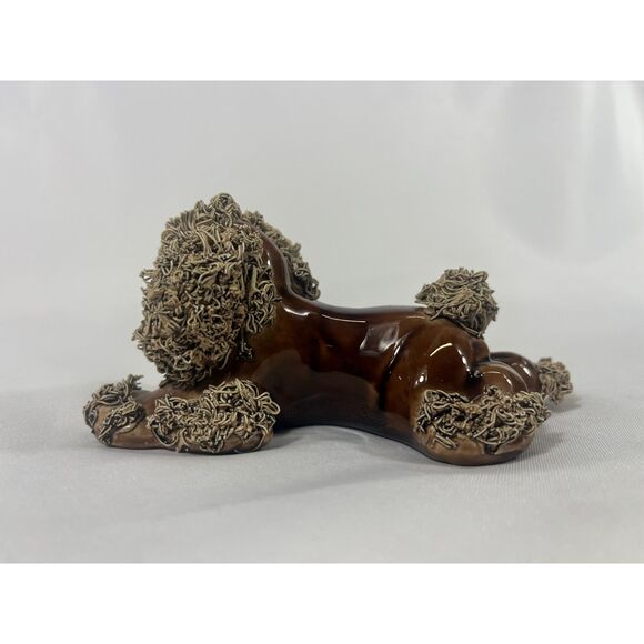 Vintage MCM Mid Century Brown Spaghetti Dog Figurine Cocker Spaniel Porcelain - Picture 7 of 10
